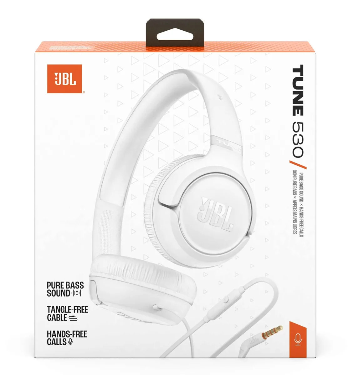 Беспроводные накладные наушники JBL 33 мм белые