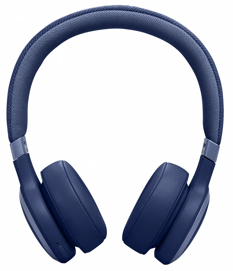 Наушники JBL беспроводные полноразмерные синие пластиковые 40 мм.