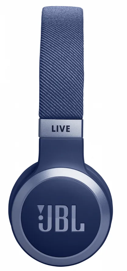 Наушники JBL беспроводные полноразмерные синие пластиковые 40 мм.