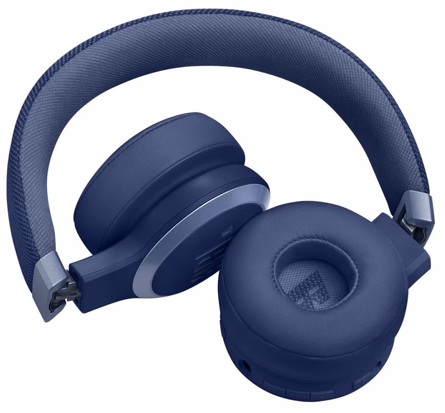 Наушники JBL беспроводные полноразмерные синие пластиковые 40 мм.