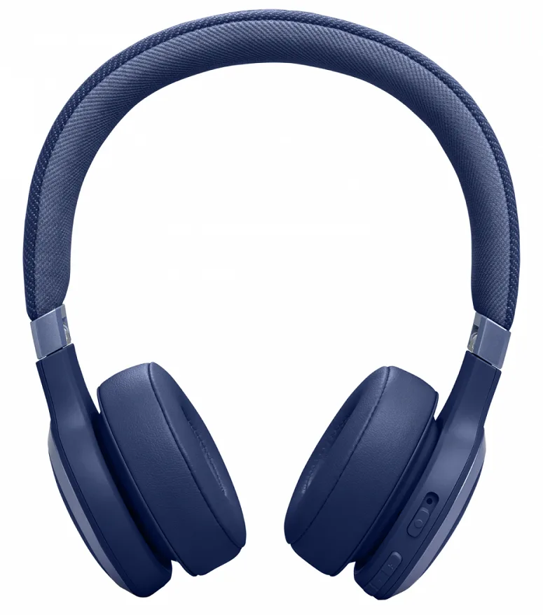 Наушники JBL беспроводные полноразмерные синие пластиковые 40 мм.