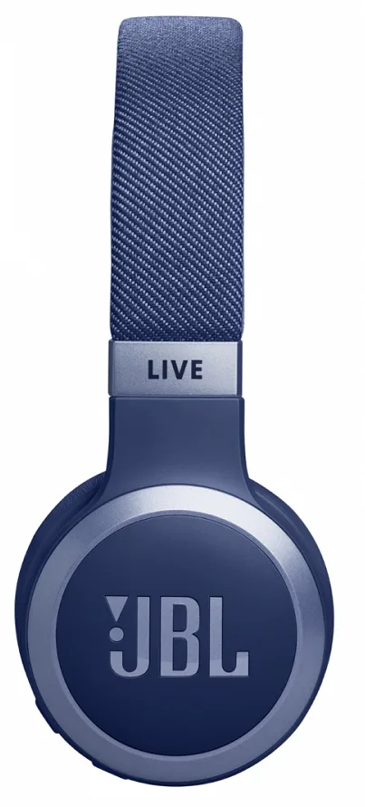 Наушники JBL беспроводные полноразмерные синие пластиковые 40 мм.