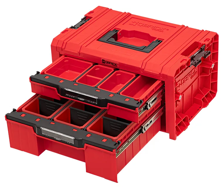 Ящик для інструментів Qbrick пластик 450х310х244 мм червоний