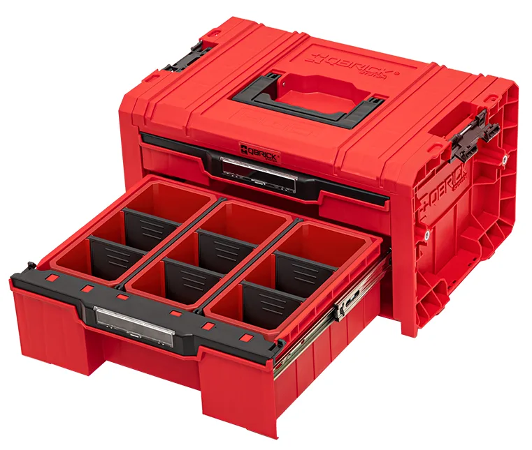 Ящик для інструментів Qbrick пластик 450х310х244 мм червоний