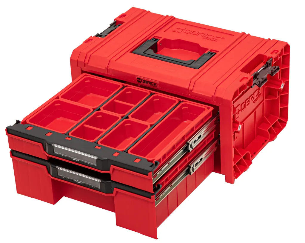 Ящик для інструментів Qbrick пластик 450х310х244 мм червоний