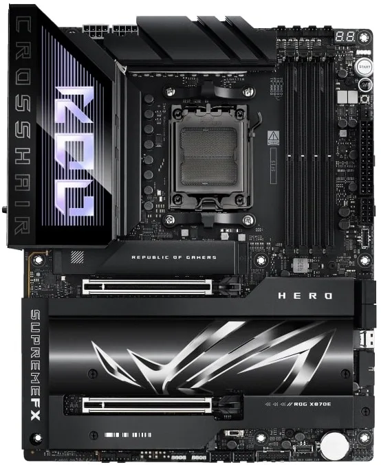 Материнcька плата ASUS ROG CROSSHAIR X870E HERO sAM5 X870E 4xDDR5 M.2 HDMI Wi-Fi BT ATX