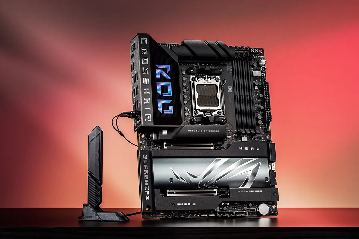 Материнcька плата ASUS ROG CROSSHAIR X870E HERO sAM5 X870E 4xDDR5 M.2 HDMI Wi-Fi BT ATX