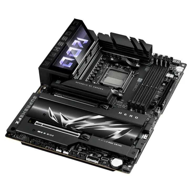 Материнcька плата ASUS ROG CROSSHAIR X870E HERO sAM5 X870E 4xDDR5 M.2 HDMI Wi-Fi BT ATX