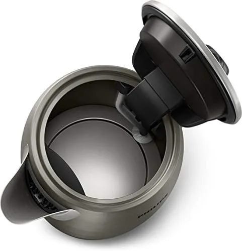 Электрочайник Philips Viva Series 17л, Strix, металлический, черный с медными акцентами