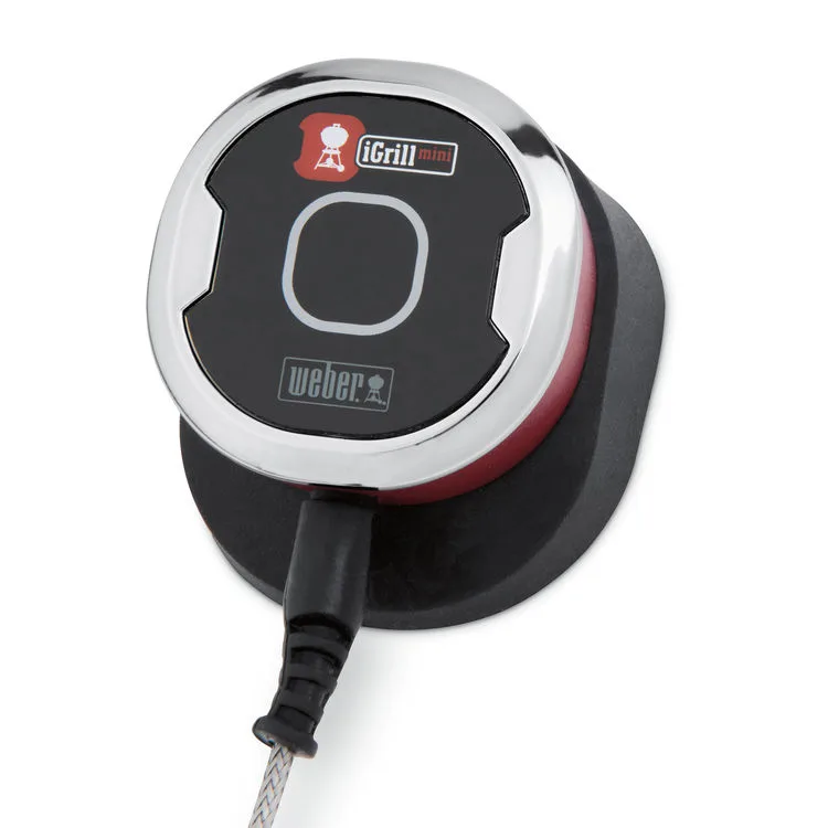 Электронный термометр Weber с Bluetooth 18х6х9 см черный серебристый красный