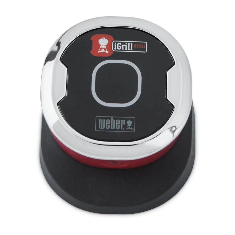 Электронный термометр Weber с Bluetooth 18х6х9 см черный серебристый красный