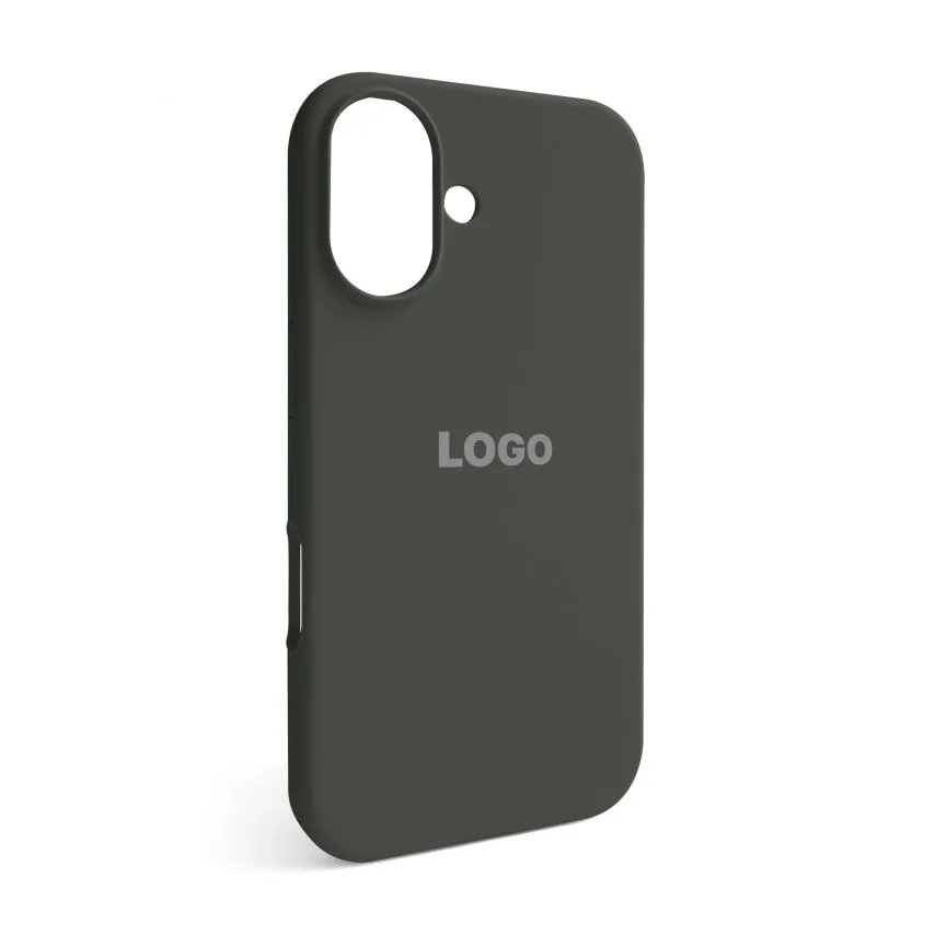 Чохол силиконовий для Apple iPhone 16 70 сірий