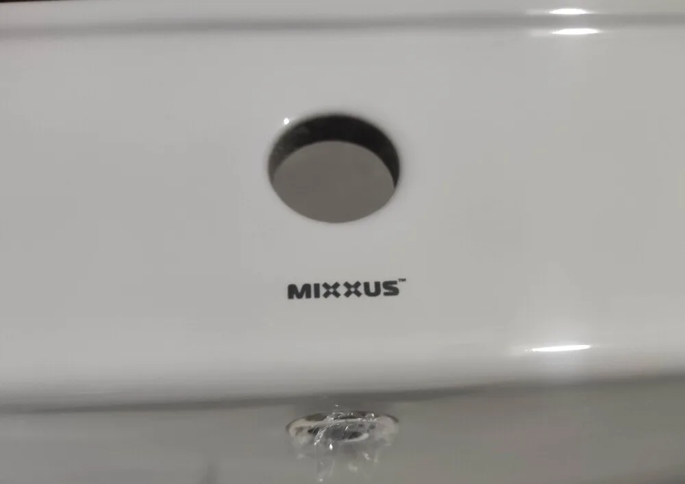 Раковина меблева MIXXUS PREMIUM санітарна порцеляна 600х480х190 мм біла
