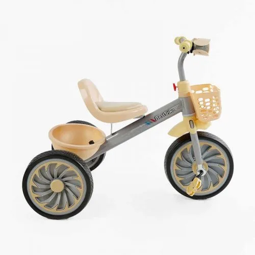 Велосипед 3-х колесный Best Trike с EVA колесами 12 дюймов для детей с корзинами и звуковым эффектом.