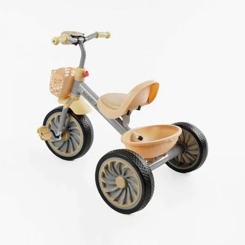 Велосипед 3-х колесный Best Trike с EVA колесами 12 дюймов для детей с корзинами и звуковым эффектом.
