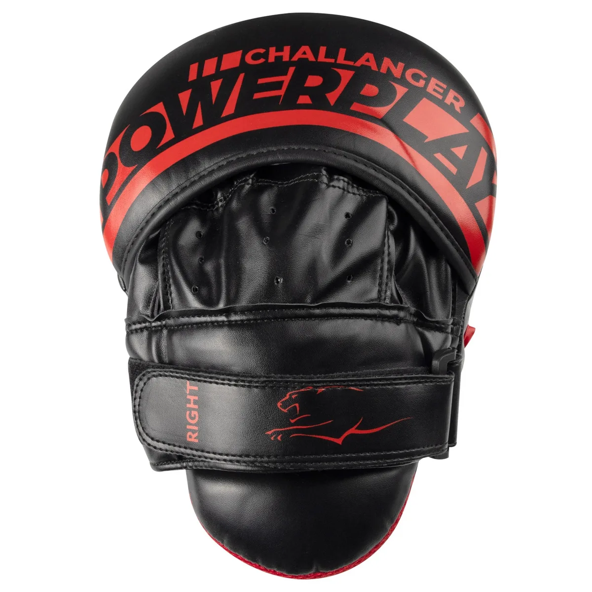 Боксерские лапы Active Point PU 22х19 см Черно-Красные