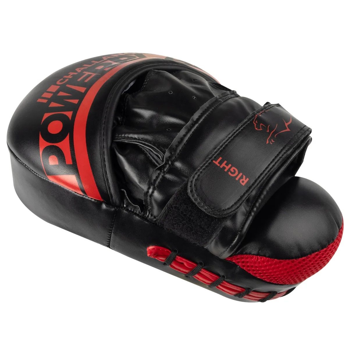 Боксерские лапы Active Point PU 22х19 см Черно-Красные