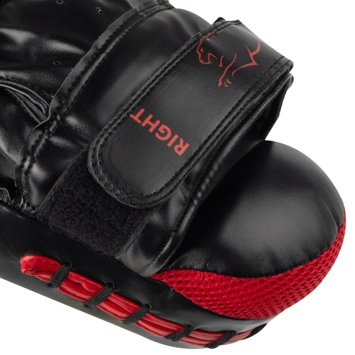 Боксерские лапы Active Point PU 22х19 см Черно-Красные