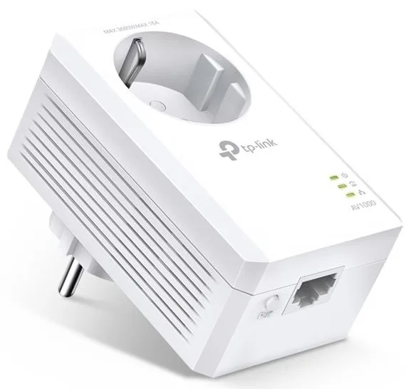Адаптер Powerline TP-LINK TL-PA7017P AV1000, 1xGE, Розетка