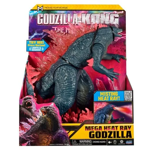 Фігурка Godzilla x Kong МегаГодзілла Делюкс з тепловим променем для колекціонування та гри з підсвічуванням.