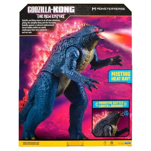 Фігурка Godzilla x Kong МегаГодзілла Делюкс з тепловим променем для колекціонування та гри з підсвічуванням.