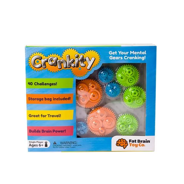 Гра-головоломка Fat Brain Toys Різнокольорові шестерні 23х19 см