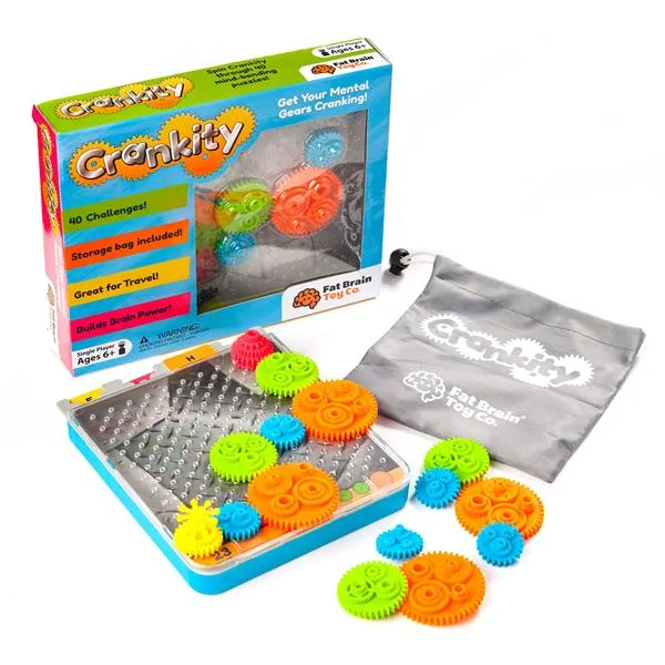 Гра-головоломка Fat Brain Toys Різнокольорові шестерні 23х19 см