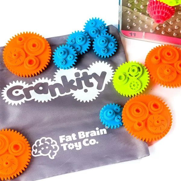 Гра-головоломка Fat Brain Toys Різнокольорові шестерні 23х19 см