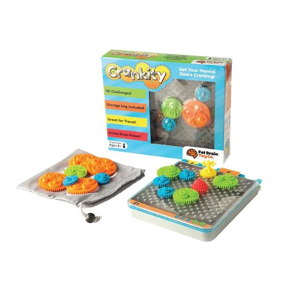 Гра-головоломка Fat Brain Toys Різнокольорові шестерні 23х19 см