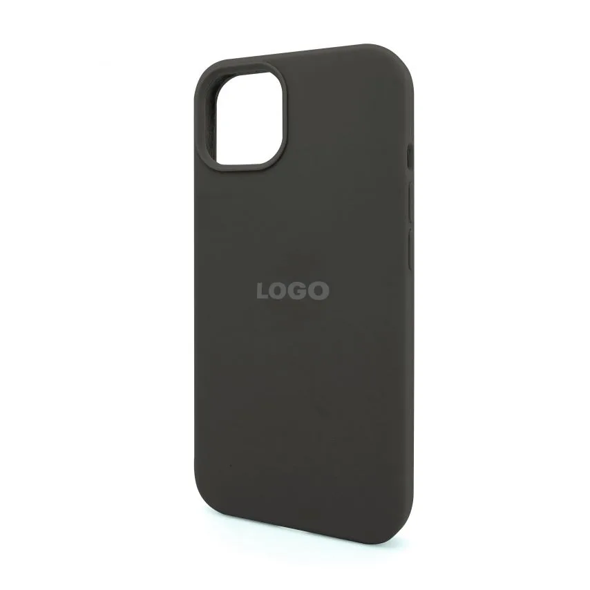 Чохол Silicone Case для Apple iPhone 13 силіконовий 15 темно-сірий