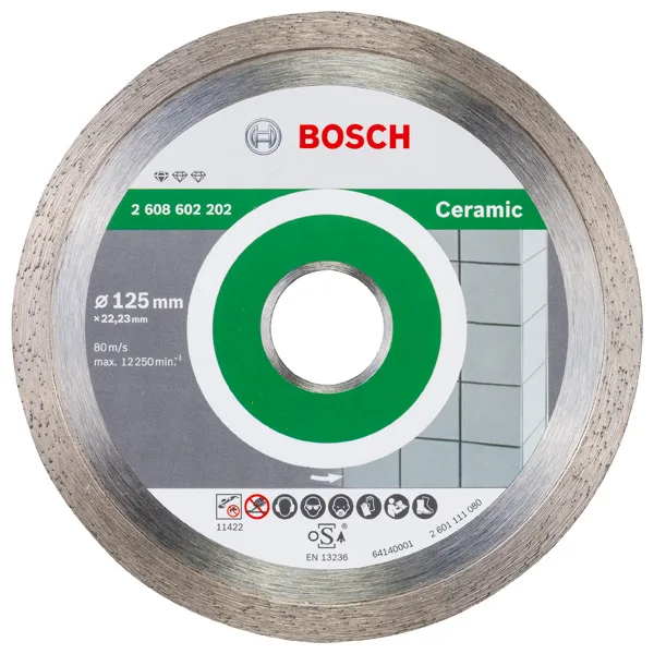 Диск алмазный Bosch Professional 125 мм для керамики отрезной диск для плитки режущий диск