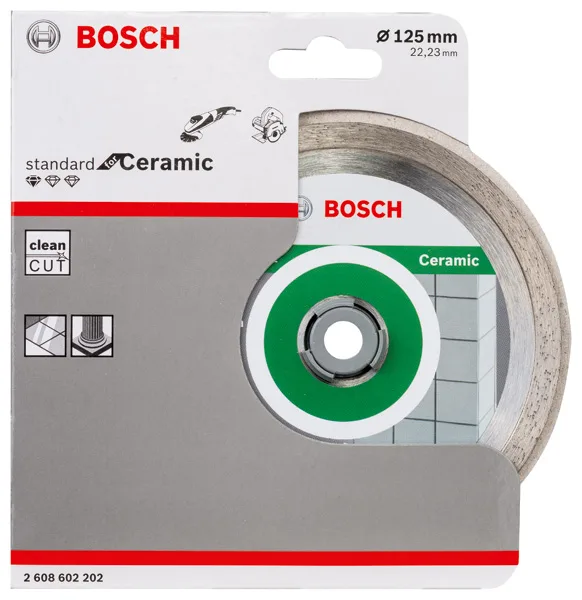 Диск алмазный Bosch Professional 125 мм для керамики отрезной диск для плитки режущий диск
