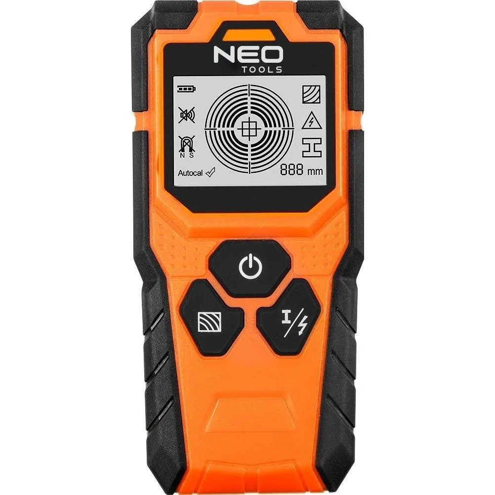Детектор Neo Tools, діапазон 20-100 мм, захист IP54, з чохлом, вага 0.164 кг.
