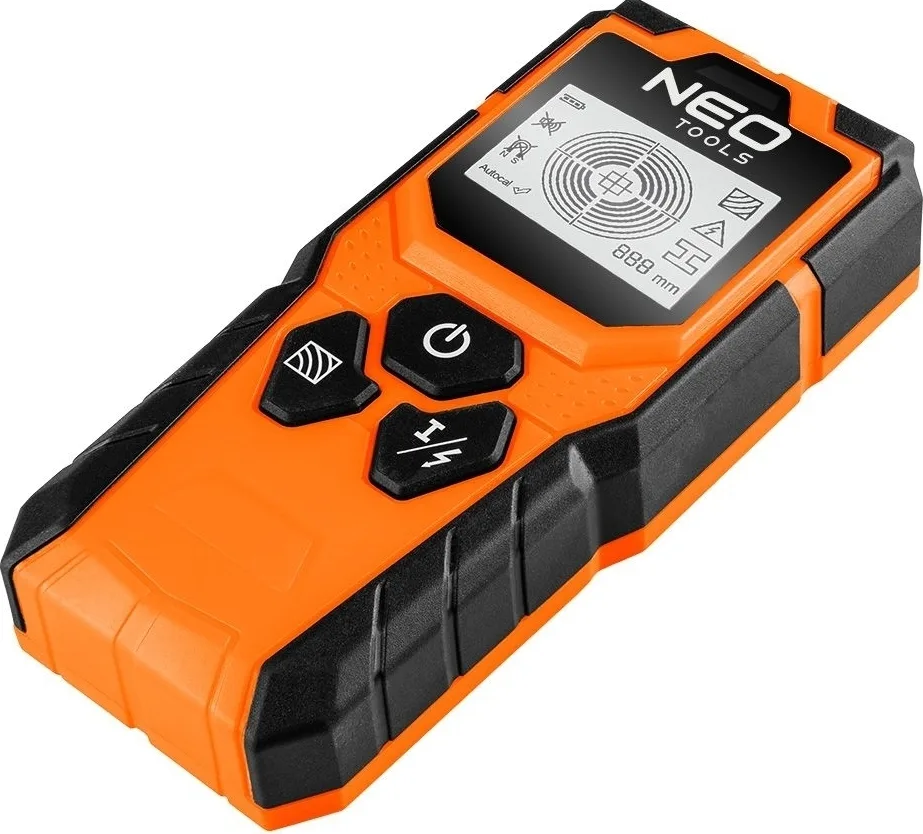 Детектор Neo Tools, діапазон 20-100 мм, захист IP54, з чохлом, вага 0.164 кг.