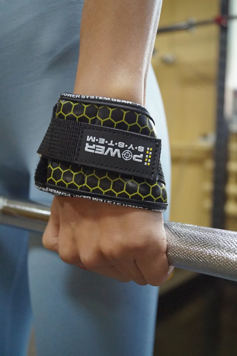 Гаки для тяги Active Point натуральна шкіра XL чорні