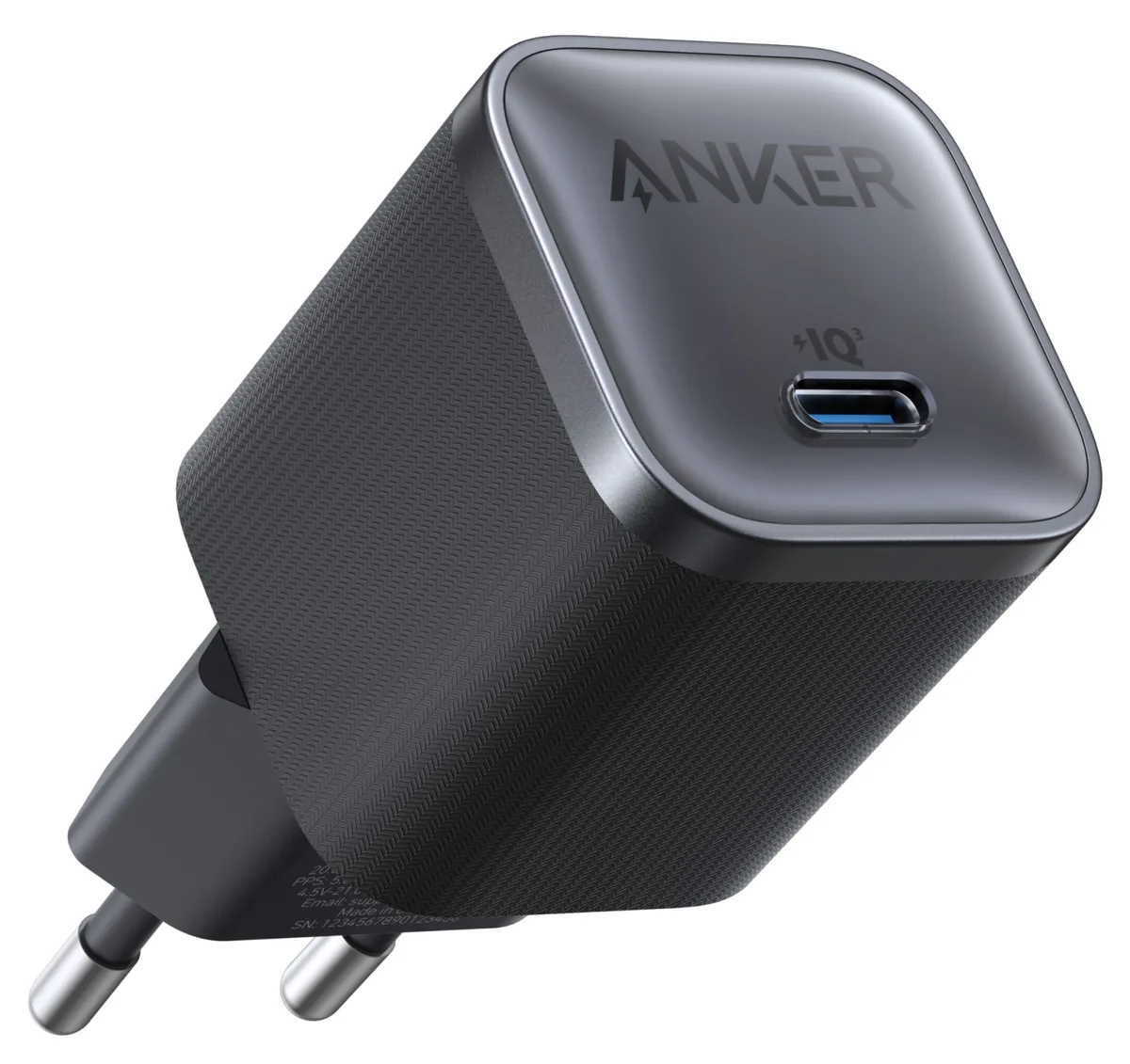 Мережевий зарядний пристрій Anker 45 Вт USB-C чорний