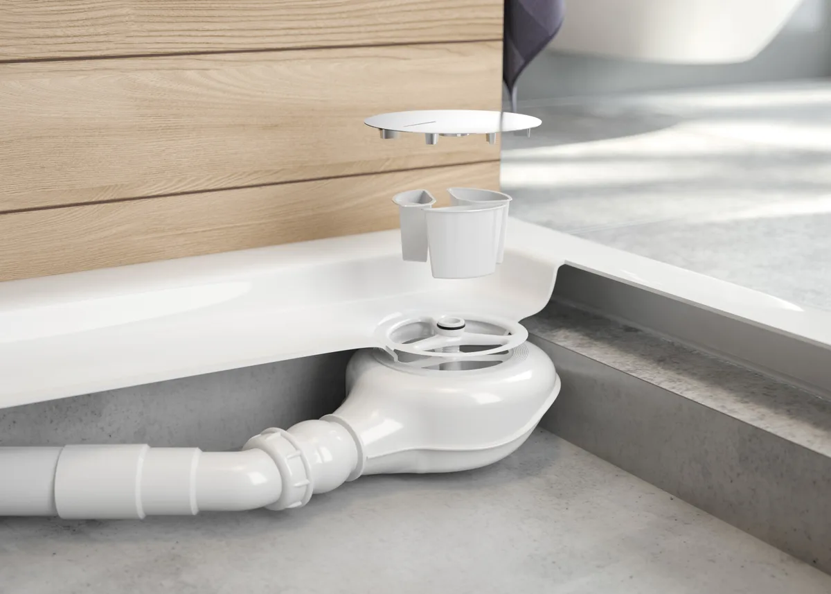 Сифон Deante Easy-clean для душового піддону, хромований.