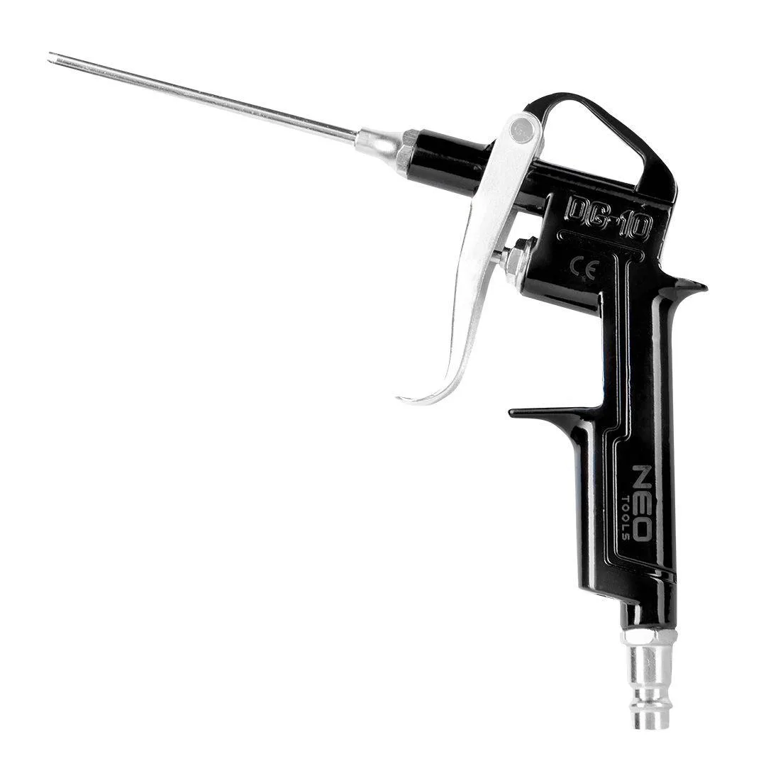 Продувочный пистолет Neo Tools, алюминиевый, с удлиненным соплом 93 мм, вес 0142 кг
