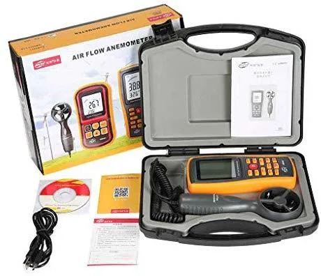 Анемометр USB Benetech GM8902 0,3-45 м/с 0-45°C пило- та вологостійкий 145x72x35 мм