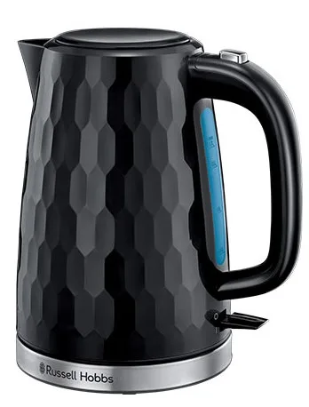 Електрочайник Russell Hobbs "Сотки" 1.7л, пластиковий, чорний.