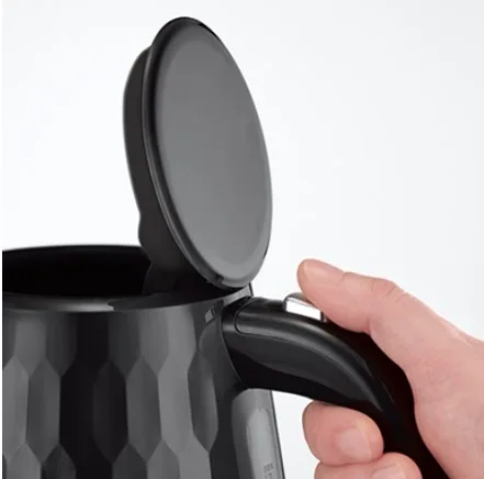 Електрочайник Russell Hobbs "Сотки" 1.7л, пластиковий, чорний.