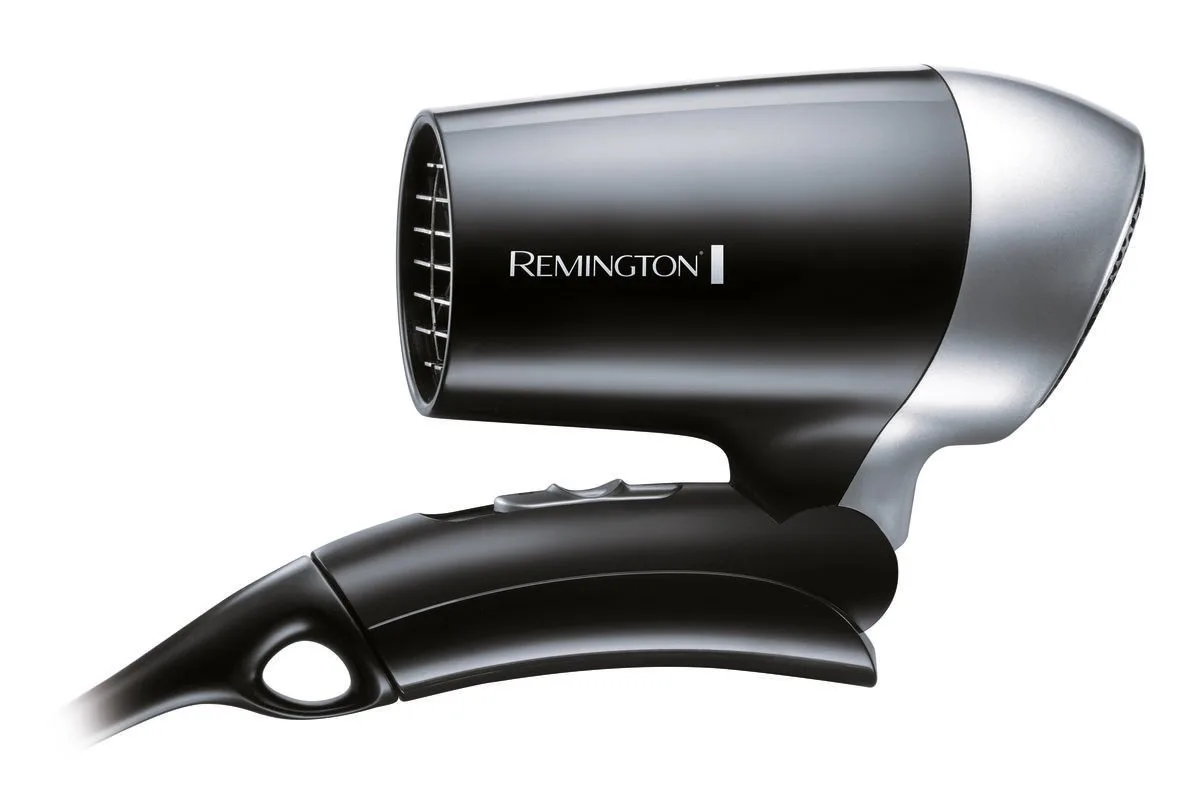 Фен Remington компактний 1400 Вт чорний з насадкою концентратора
