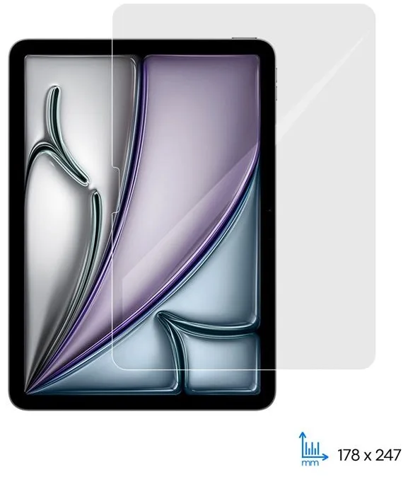 Захисне скло 2E для iPad Air 11" (2024-2025), 2.5D, прозорий