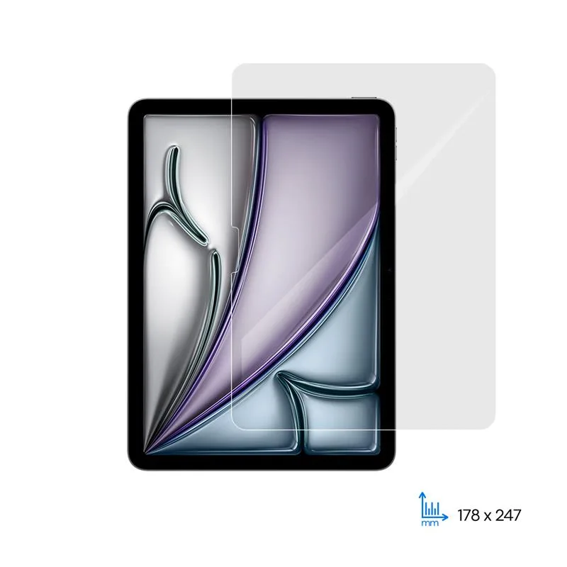 Защитное стекло 2E для iPad Air 11" (2024-2025), 2.5D, прозрачное.