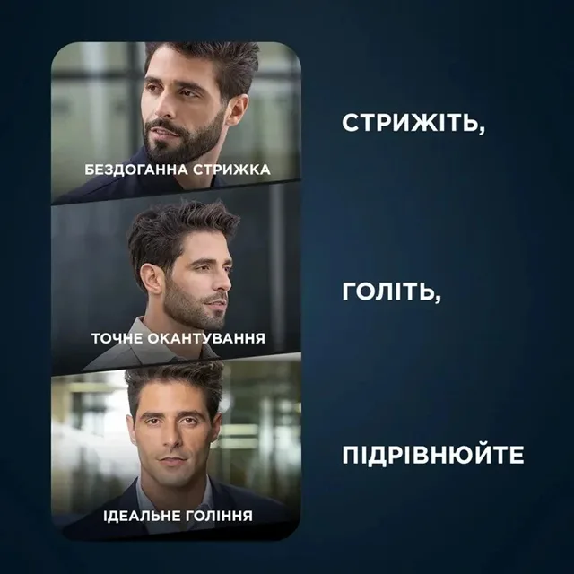 Тример Rowenta універсальний для бороди та тіла нержавіюча сталь 0,1-17 мм блакитний