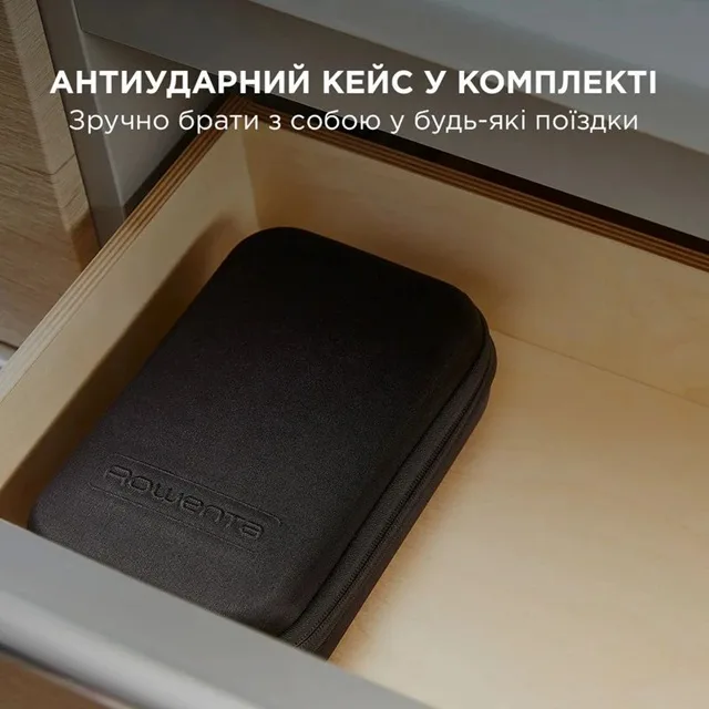 Тример Rowenta універсальний для бороди та тіла нержавіюча сталь 0,1-17 мм блакитний
