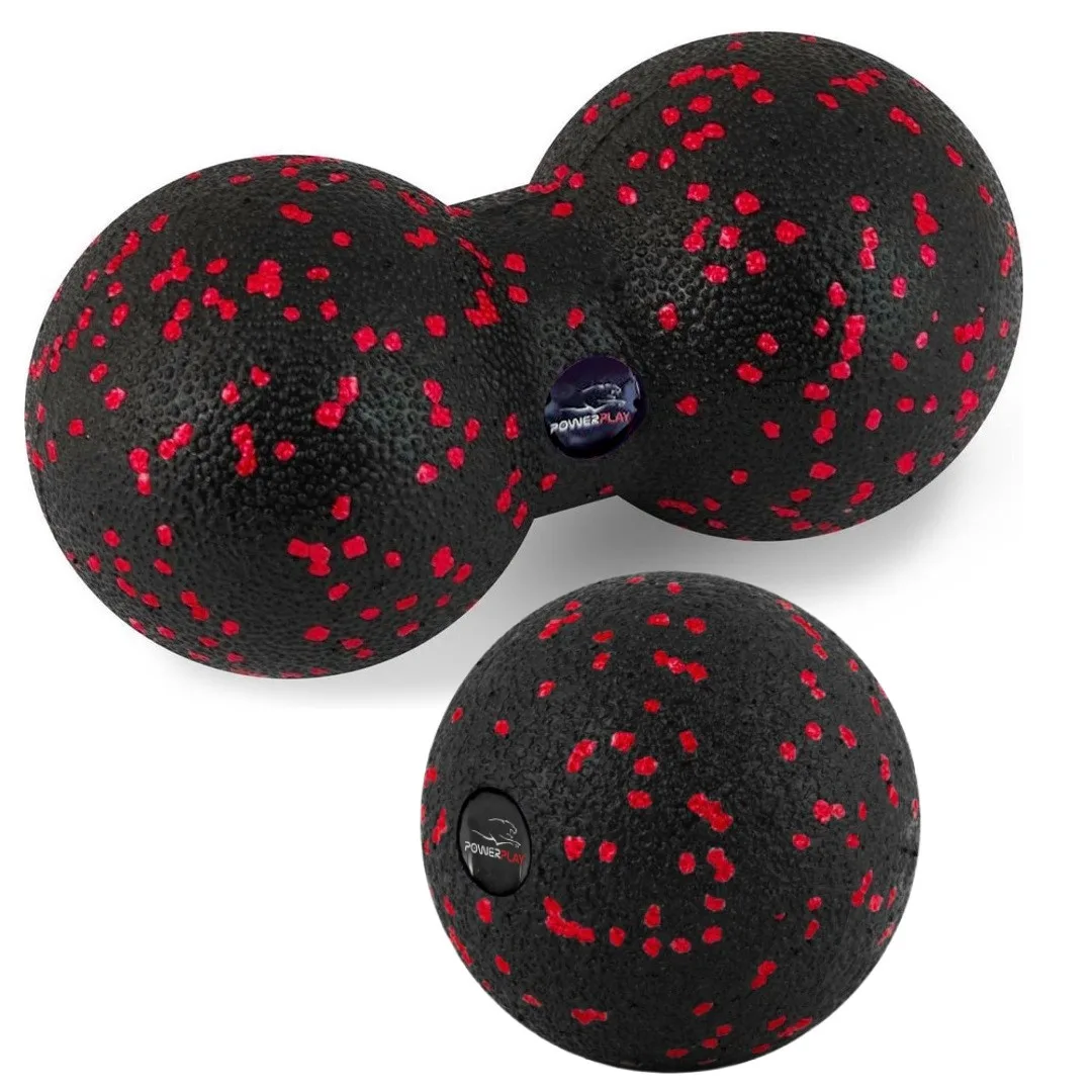 Набір м'ячів для масажу Active Point EPP 80 мм 160х80 мм Чорний