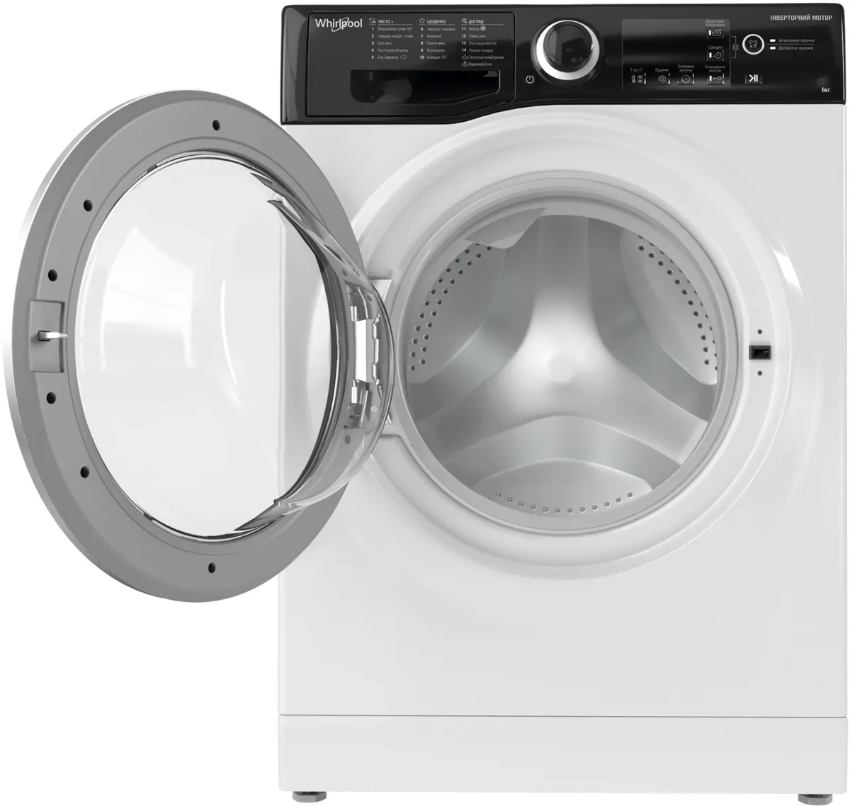 Пральна машина автоматична Whirlpool інверторна 6 кг 1200 об/хв Білий