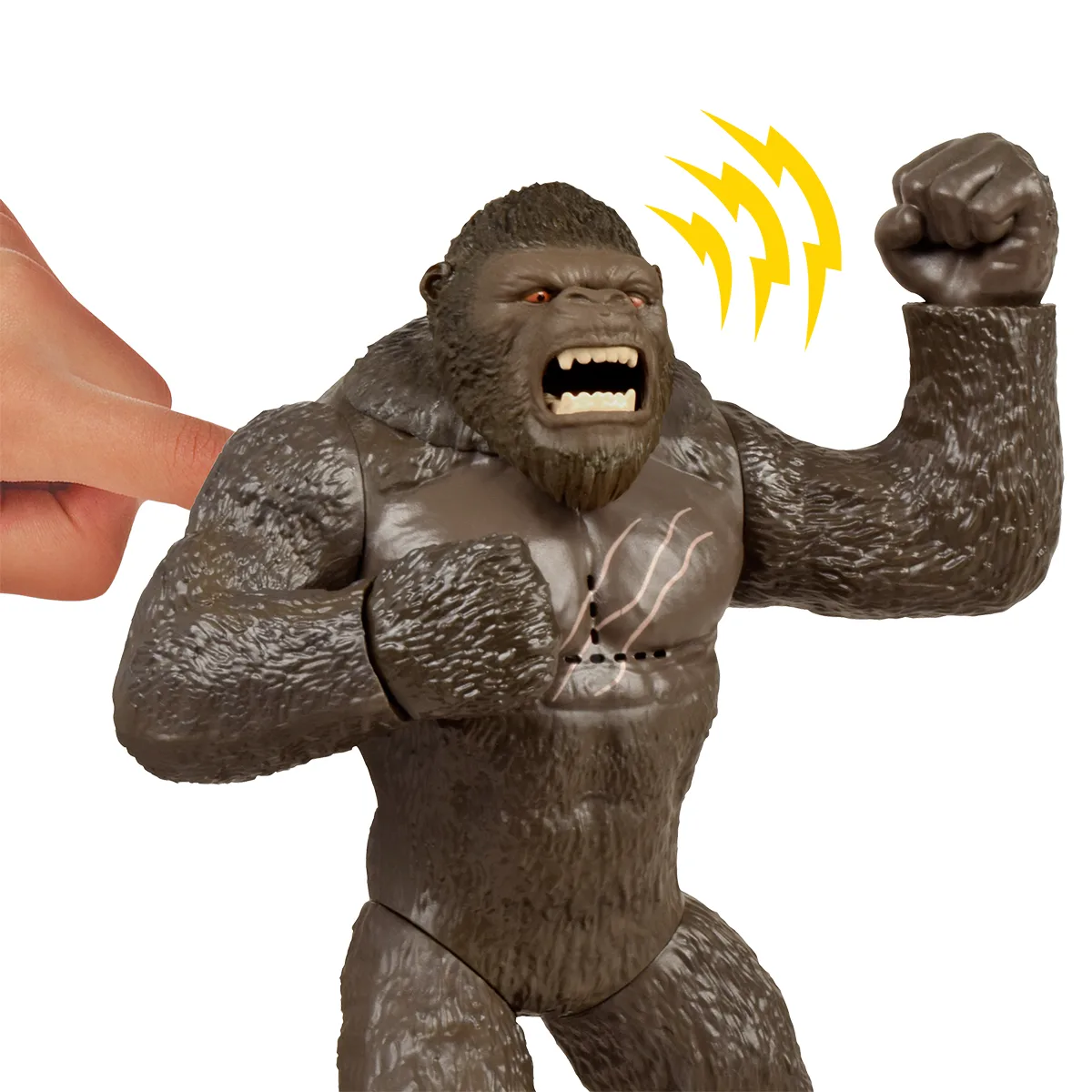 Фігурка Godzilla vs. Kong Конг 18 см полімерні матеріали звук