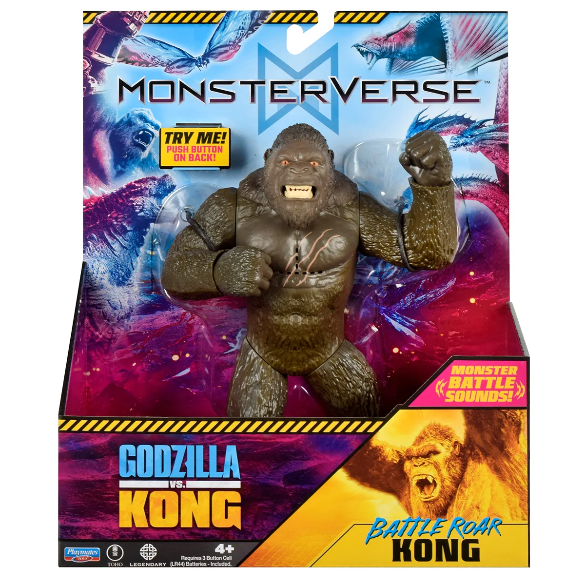Фігурка Godzilla vs. Kong Конг 18 см полімерні матеріали звук